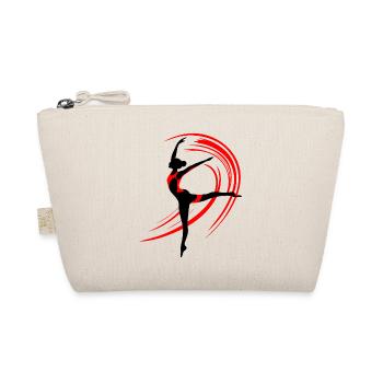Gymnaste Gymnaste artistique avec ruban, rouge-noir - Trousse biologique - nature - Devant