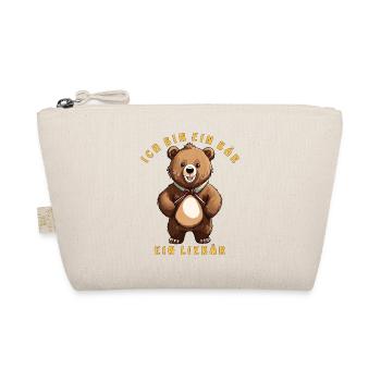 I'M A BEAR, A SWEETHEART - Organic Pouch - nature - Front