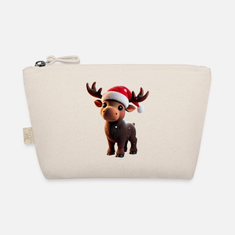 Elch - Moose - Weihnachten Bio-Täschchen
