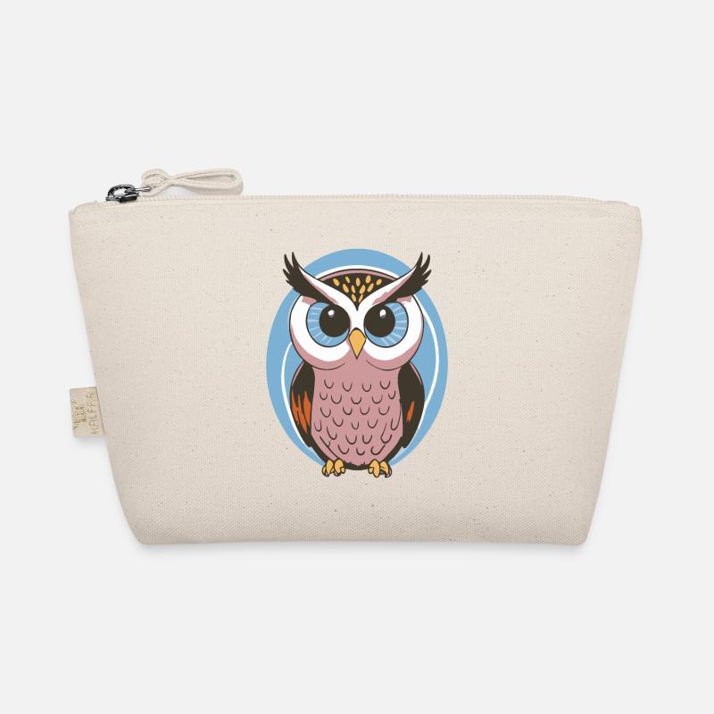 NIEDLICHE Eule Bio-Täschchen