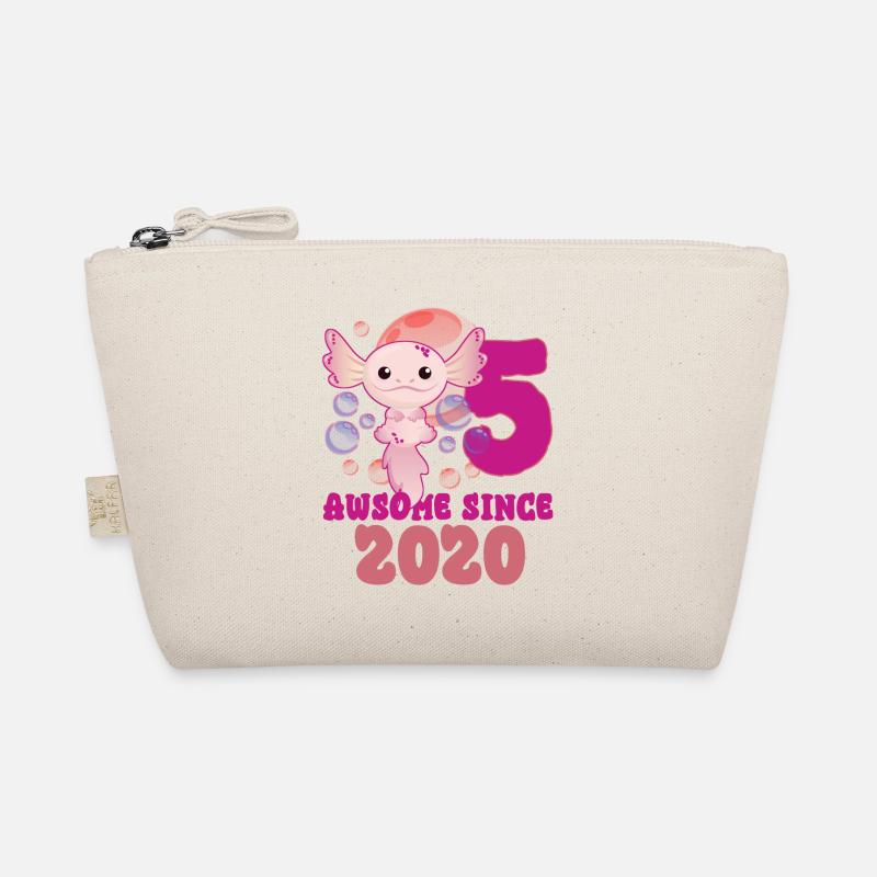 Fünfter Geburtstag Axolotls Bio-Täschchen