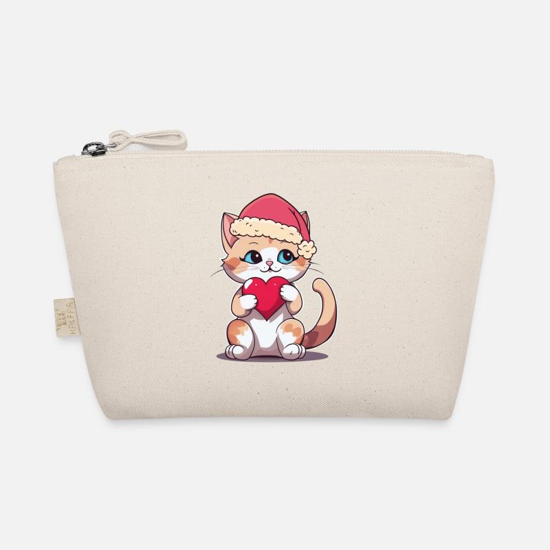 Christmas Pets Pet Cat Cats Organic Pouch