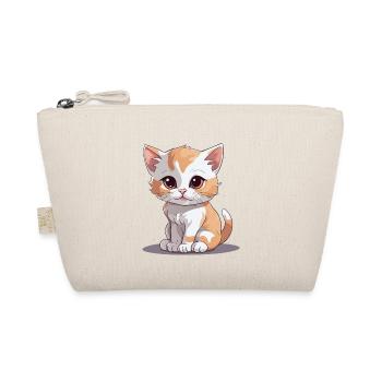 Kitten Cat Cats Domestic Cat Meow - Organic Pouch - nature - Front