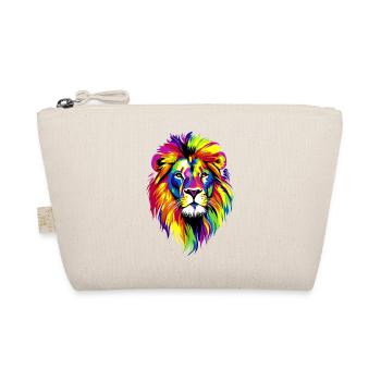 Lion Big Cat Lion's Mane Lions Love Wild Lions - Organic Pouch - nature - Front