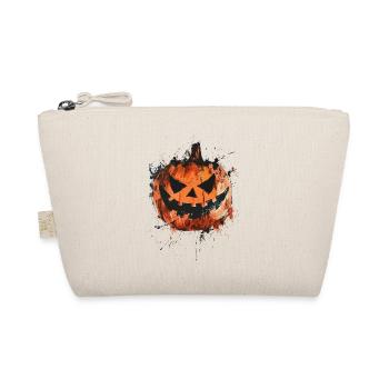 Cadeau d’Halloween Femmes Citrouille Hommes Enfants - Trousse biologique - nature - Devant