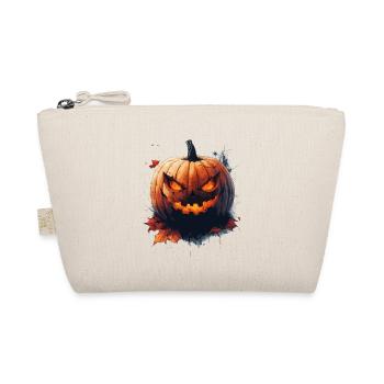 Cadeau d’Halloween Femmes Citrouille Hommes Enfants - Trousse biologique - nature - Devant