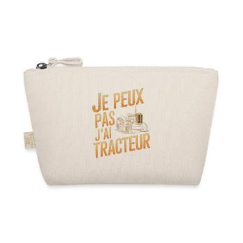 Je Peux Pas J’ai Tracteur Homme Humour Agriculteur - Trousse biologique - nature - Devant