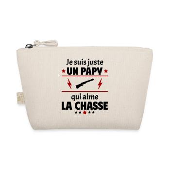 Juste un papy qui aime la chasse, cadeau noël - Trousse biologique - nature - Devant