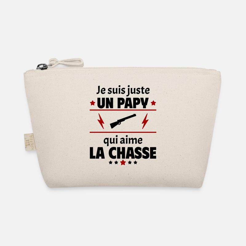 Juste un papy qui aime la chasse, cadeau noël Trousse biologique