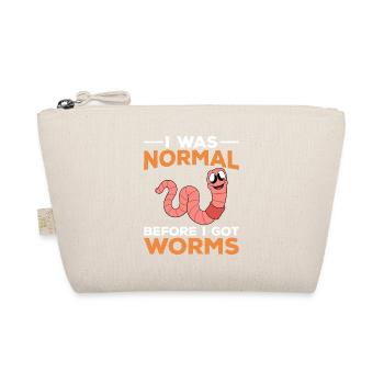 Mignon ver drôle vers de terre vers de terre - Trousse biologique - nature - Devant