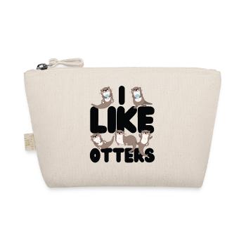 Otter I Like Otters - Bio-Täschchen - Natur - Vorne