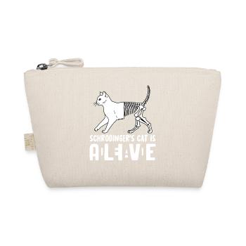 Schrödinger's Cat Dead And Alive - Organic Pouch - nature - Front