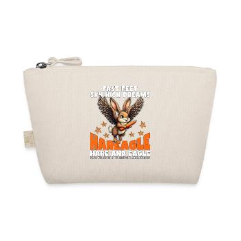 FAST FEET SKY HIGH DREAMS - HARE AND EAGLE - Organic Pouch - nature - Front