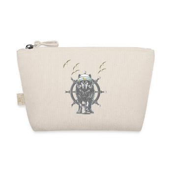 Dog Sailing Sailing Ship Maritime Dogs Sailors - Organic Pouch - nature - Front