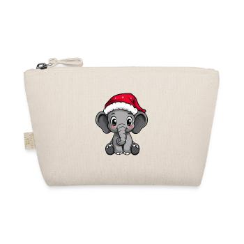 Mammut Weihnachten - Bio-Täschchen - Natur - Vorne