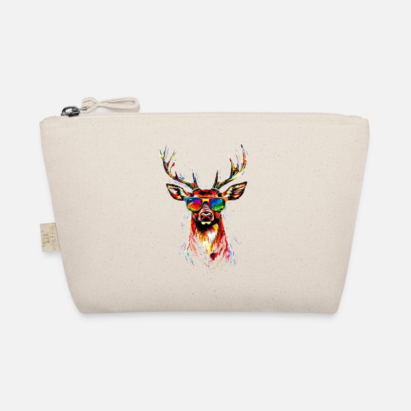 Deer, Antlers, Hunting, Deer, Reindeer, Red Deer, Hunter Organic Pouch