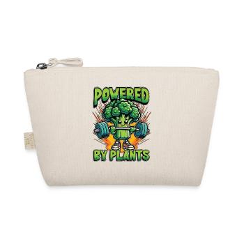 Vegetarian Powered By Plants Loves Vegan Lifestyle - Organic Pouch - nature - Front