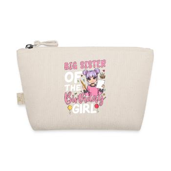 Big Sister Of The Birthday Girl - Bio-Täschchen - Natur - Vorne