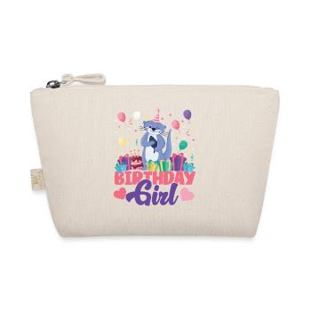 Otter Birthday Girl Birthday Girl - Bio-Täschchen - Natur - Vorne