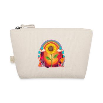 Rainbow Sun Sunflower Garden Summer Nature - Organic Pouch - nature - Front