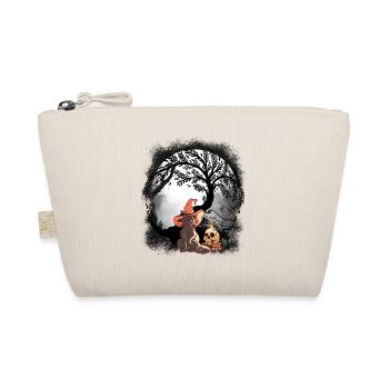Cat Cats Mystical Wizard Halloween Kids - Organic Pouch - nature - Front
