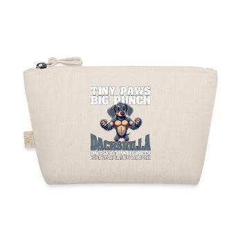 TINY PAWS BIG PUNCH - TECKEL ET GORILLE - Trousse biologique - nature - Devant