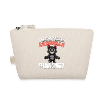 FELINE FINESSE GORILLA GRASP - CAT AND GORILLA - Organic Pouch - nature - Front
