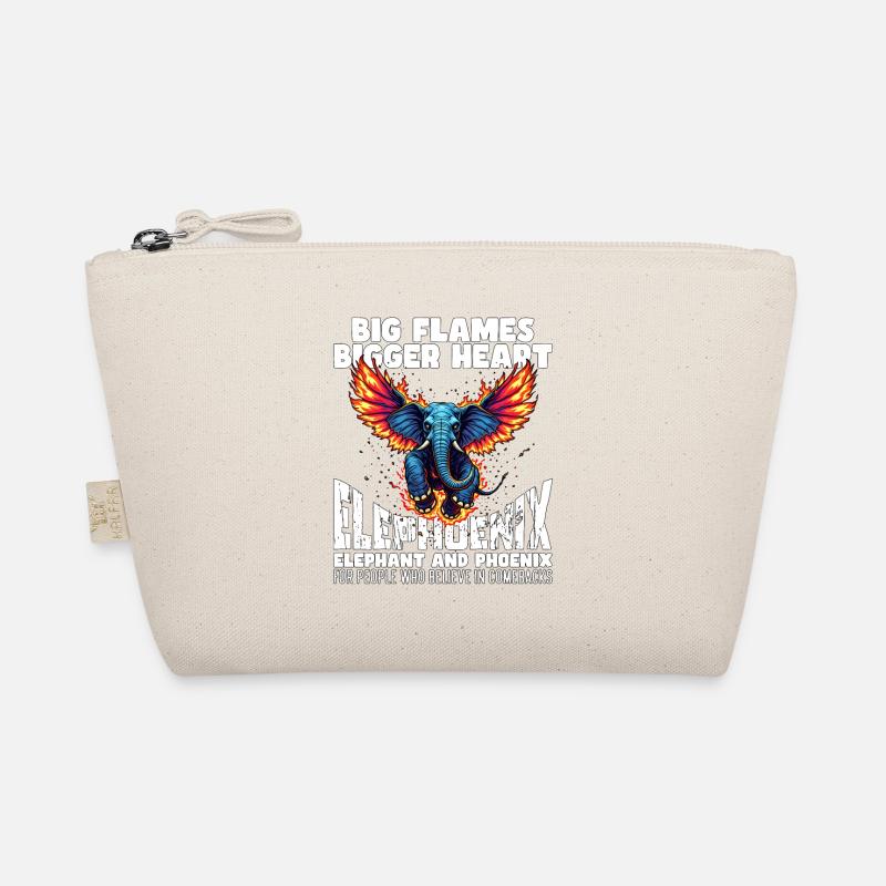 BIG FLAMES, BIGGER HEART - ELEPHOENIX Organic Pouch