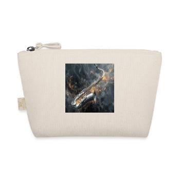 Saxophon - Bio-Täschchen - Natur - Vorne