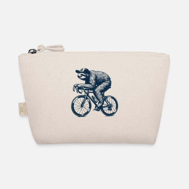 Cycling Sloth Organic Pouch