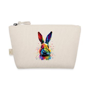 Bunny Rabbit Lover Hare Bunny Cute Bunnies - Organic Pouch - nature - Front