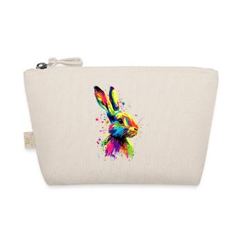 Bunny Rabbit Lover Hare Bunny Cute Bunnies - Organic Pouch - nature - Front