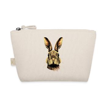 Hase Kaninchen Liebhaber Feldhase Bunny Süße Hasen - Bio-Täschchen - Natur - Vorne