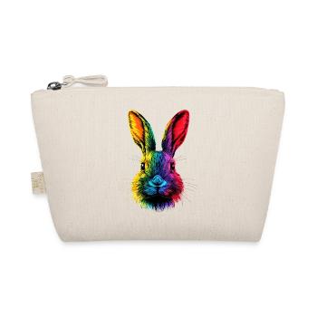 Bunny Rabbit Lover Hare Bunny Cute Bunnies - Organic Pouch - nature - Front