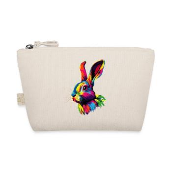 Hase Kaninchen Liebhaber Feldhase Bunny Süße Hasen - Bio-Täschchen - Natur - Vorne