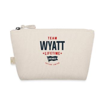 Team Wyatt Lifetime Member Funny Name Wyatt - Organic Pouch - nature - Front