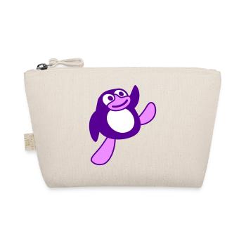 Pingouin, Breakdance, Happy Dancing, Fête, DJ, Musique - Trousse biologique - nature - Devant