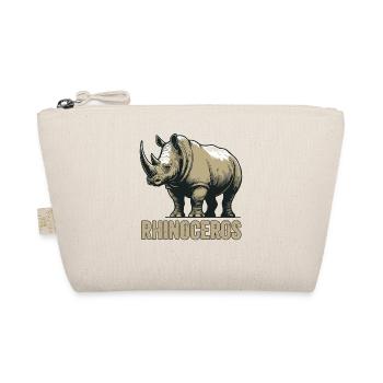 Rhinoceros Rhino Safari African Animal - Organic Pouch - nature - Front