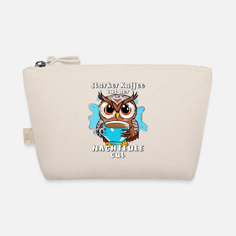 EULE STARKER KAFFEE TUT NACHTEULE GUT Bio-Täschchen