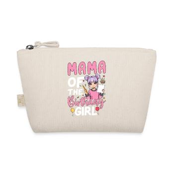 Maman de la fille d’anniversaire - Trousse biologique - nature - Devant
