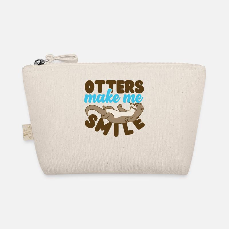Otter Otters Make Me Smile Bio-Täschchen