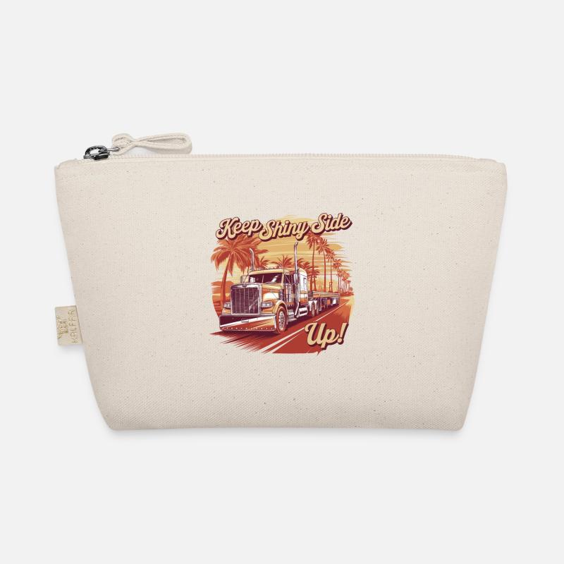 Trucker Keep The Shiny Side Up Organic Pouch