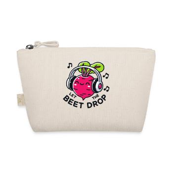Let The Beet Drop Music Wortspiel - Bio-Täschchen - Natur - Vorne