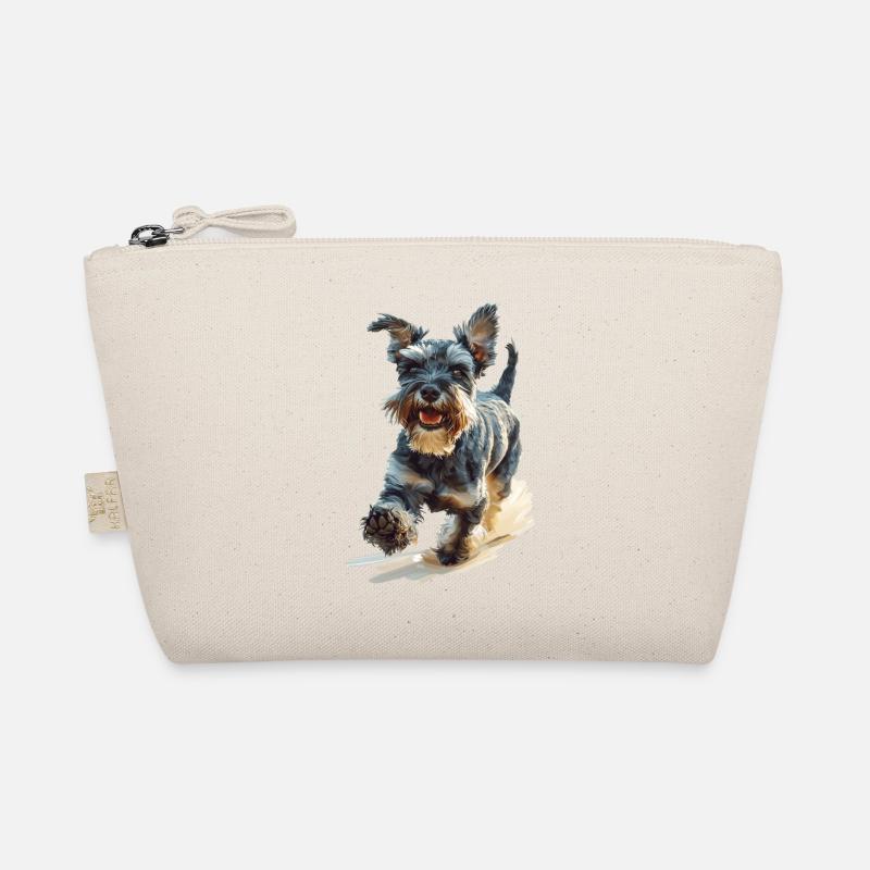 Schnauzer - Bio-Täschchen - Natur