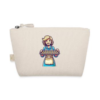 Boulanger joyeux avec des biscuits frais - Trousse biologique - nature - Devant