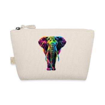 Elefant - Bio-Täschchen - Natur - Vorne