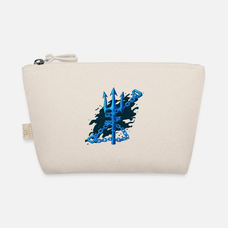 CHAINS WRAPPED AROUND THE TRIDENT Organic Pouch
