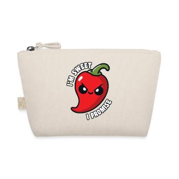 I'm Sweet I Promise Hot Chili Pepper Funny - Organic Pouch - nature - Front