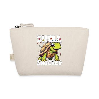 SHELL SHOCKED AND LOVING IT - Organic Pouch - nature - Front