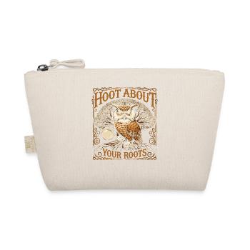 Hoot About Your Roots - Bio-Täschchen - Natur - Vorne